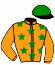 casaque portée par Chapey A. jockey du cheval de course JAHIKA, information pmu ZETURF