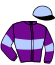 casaque portée par Aguiar T. jockey du cheval de course JOSELITO PHIL, information pmu ZETURF