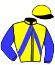 casaque portée par Planchenault Mlle L. jockey du cheval de course JACKPOT DU WALLON, information pmu ZETURF