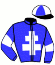 casaque portée par Callier Mme E. jockey du cheval de course JACKSON KILY, information pmu ZETURF