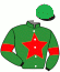 casaque portée par Kuiper R. jockey du cheval de course JULIE DU NORD, information pmu ZETURF