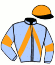 casaque portée par Gauvin J. P. jockey du cheval de course KISS ME JULRY, information pmu ZETURF
