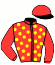 casaque portée par Guelpa J. jockey du cheval de course JUP AND STAR, information pmu ZETURF