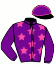 casaque portée par Asselie J. jockey du cheval de course JASMIN METIS, information pmu ZETURF