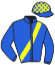 casaque portée par Vanmeerbeck J. jockey du cheval de course JACKSON HILL, information pmu ZETURF