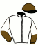 casaque portée par Busset M. jockey du cheval de course KISS BOY, information pmu ZETURF