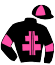 casaque portée par Lerenard A. jockey du cheval de course IDEAL D'URZY, information pmu ZETURF