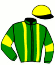 casaque portée par Peltier S. jockey du cheval de course ILUX DU CAUX, information pmu ZETURF