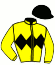 casaque portée par Plassard J. jockey du cheval de course AGDUNE, information pmu ZETURF casaque portée par Plassard J. jockey du cheval de course AGDUNE, information pmu ZETURF