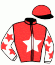 casaque portée par Cury A. jockey du cheval de course KE PASA, information pmu ZETURF