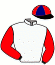 casaque portée par Nicoleau J. jockey du cheval de course FEUERHERZ, information pmu ZETURF casaque portée par Nicoleau J. jockey du cheval de course FEUERHERZ, information pmu ZETURF