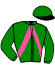casaque portée par Duvaldestin Theo jockey du cheval de course KALINE DE FAEL, information pmu ZETURF