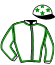 casaque portée par Ducher J. Ph. jockey du cheval de course LUPIN D'ETE, information pmu ZETURF