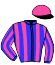 casaque portée par Bovay M. A. jockey du cheval de course JOCONDE DE COLMINE, information pmu ZETURF