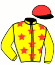 casaque portée par Bekaert D. jockey du cheval de course JAZZ DE PERVENCHE, information pmu ZETURF