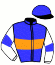 casaque portée par Chauve-laffay H. jockey du cheval de course JESON BOY, information pmu ZETURF