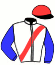 casaque portée par Sorel J. Ch. jockey du cheval de course IVAN D'URZY, information pmu ZETURF