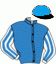 casaque portée par Ensch N. jockey du cheval de course EAGLE EYES, information pmu ZETURF
