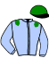 casaque portée par Garcia L. jockey du cheval de course KIZA DOMP, information pmu ZETURF casaque portée par Garcia L. jockey du cheval de course KIZA DOMP, information pmu ZETURF