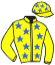 casaque portée par Piccone T. jockey du cheval de course FOUR FOUR FOUR, information pmu ZETURF casaque portée par Piccone T. jockey du cheval de course FOUR FOUR FOUR, information pmu ZETURF
