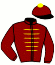 casaque portée par Pouchin A. jockey du cheval de course FLAMME ROUGE, information pmu ZETURF casaque portée par Pouchin A. jockey du cheval de course FLAMME ROUGE, information pmu ZETURF