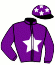 casaque portée par Verriere L. jockey du cheval de course LUXOR D'ECAJEUL, information pmu ZETURF