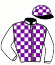 casaque portée par Cormy Mick. jockey du cheval de course LORINA, information pmu ZETURF