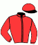 casaque portée par Lecomte D. jockey du cheval de course HOLLA CONTI, information pmu ZETURF