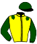 casaque portée par Lopes Duarte Nun. M. jockey du cheval de course MISSCONILAVAINE, information pmu ZETURF