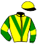 casaque portée par Lebouc Hug. jockey du cheval de course SINNTHER, information pmu ZETURF