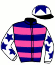 casaque portée par Subias A. jockey du cheval de course THE WEST, information pmu ZETURF casaque portée par Subias A. jockey du cheval de course THE WEST, information pmu ZETURF
