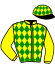 casaque portée par Desvaux A. jockey du cheval de course CORONASPRING, information pmu ZETURF casaque portée par Desvaux A. jockey du cheval de course CORONASPRING, information pmu ZETURF