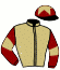 casaque portée par Herve Mme Mae. jockey du cheval de course AMMEVILLE, information pmu ZETURF casaque portée par Herve Mme Mae. jockey du cheval de course AMMEVILLE, information pmu ZETURF