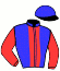 casaque portée par Desvaux A. jockey du cheval de course KLODYJENKA, information pmu ZETURF casaque portée par Desvaux A. jockey du cheval de course KLODYJENKA, information pmu ZETURF