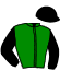 casaque portée par Touchard T. jockey du cheval de course ERDEVEN THONIC, information pmu ZETURF