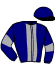 casaque portée par Poirier Mlle C. jockey du cheval de course WYOMIA JASMIN (FR), information pmu ZETURF