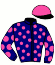 casaque portée par Boutin Hug. jockey du cheval de course SOGYNT, information pmu ZETURF