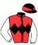 casaque portée par Subias A. jockey du cheval de course SEMEUR, information pmu ZETURF