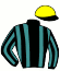casaque portée par Barille Y. jockey du cheval de course ANOUSHKA, information pmu ZETURF