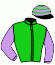 casaque portée par Nomis L. jockey du cheval de course EDEN, information pmu ZETURF