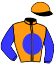 casaque portée par Marquette Max. jockey du cheval de course HISBANN, information pmu ZETURF