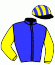 casaque portée par Rousset Y. jockey du cheval de course D'ALLURE, information pmu ZETURF