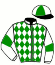 casaque portée par Pouchin A. jockey du cheval de course DARI RIVER, information pmu ZETURF casaque portée par Pouchin A. jockey du cheval de course DARI RIVER, information pmu ZETURF
