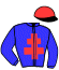 casaque portée par Blanchouin T. jockey du cheval de course CITY OF GOLD, information pmu ZETURF