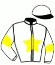 casaque portée par Madamet A. jockey du cheval de course DA VINCI, information pmu ZETURF casaque portée par Madamet A. jockey du cheval de course DA VINCI, information pmu ZETURF