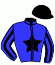 casaque portée par Rousseau L. jockey du cheval de course MOON OF THE NIGHT, information pmu ZETURF