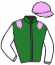 casaque portée par Delalande M. jockey du cheval de course EXPERT ADVICE, information pmu ZETURF