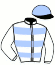 casaque portée par Berto M. jockey du cheval de course KOL, information pmu ZETURF