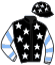 casaque portée par Nicoleau J. jockey du cheval de course IDATEN, information pmu ZETURF