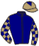 casaque portée par Bails Mlle L. jockey du cheval de course GOT FROST, information pmu ZETURF